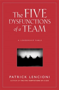 Five Dysfunctions of Teams book cover